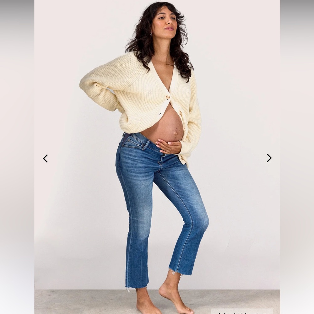 Hatch The Crop Ankle Maternity Jeans